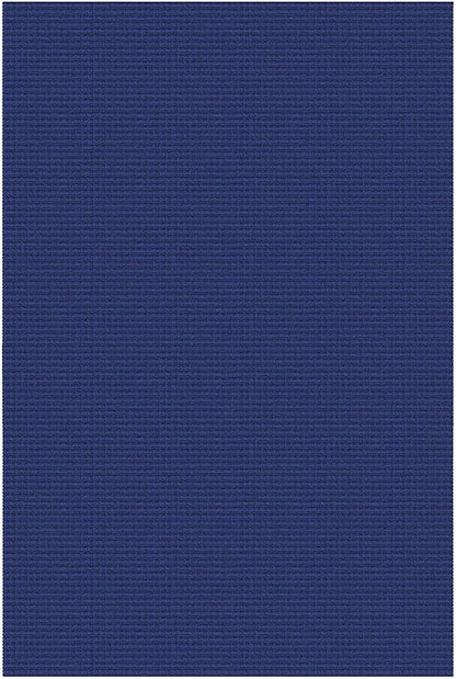KOZYFLY Washable Area Rug 4x6 ft Non Slip Rubber Backed Living Room Rugs Braided Woven Cotton Kitchen Rugs Indoor Entryway Rug Floor Carpet for Dining Living Room Bedroom, Royal Blue/Navy