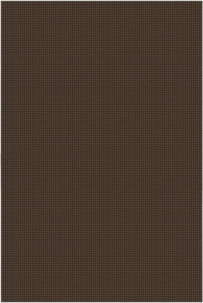 KOZYFLY Washable Area Rug 5x7 ft Rubber Backed Non Slip Rugs for Living Room Braided Cotton Bedroom Rug Woven Office Rugs Indoor Floor Carpets for Dining Bedroom Living Room, Reddish Brown/Coffee