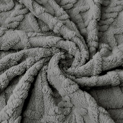 Sherpa Fleece Baby Blanket, Ultra Soft Fluffy Premium Baby Blankets for Boys Girls, Cozy Infant Toddler Newborn Receiving Blankets for Crib Stroller 30”×40” (Grey)