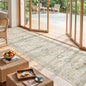 Long Bathroom Rugs Runner - Washable Runner Rugs for Hallway 2x10, Ultra-Thin Soft Kitchen Carpet Runner, Anti Slip Backing Runner Rugs for Entrance, Bedroom, Living Room(2'x10', Grey/Yellow)