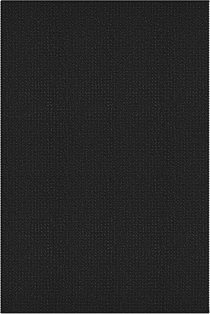 KOZYFLY Runners for Hallways 2x7 ft Washable Kitchen Runner Non Slip Rubber Backed Hall Runners Cotton Entryway Runner Rugs Floor Carpet for Indoor Backdoor Bedroom Kitchen, Black/Dark Grey