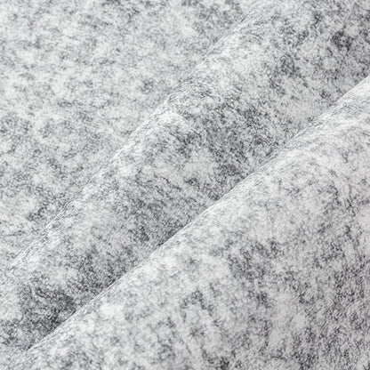 PureCozy 3x5 Area Rug Washable Vintage Entryway Living Room Carpet Indoor Office Non Slip Grey Entrance Distressed Low Pile Retro Accent Throw Rug for Dining Room Bathroom Bedroom Laundry