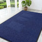 OLANLY Front Door Mat Indoor Outdoor Entrance, Waterproof Heavy Duty Doormat, Fade Resistant, Low Profile, Easy Clean Patio Porch Welcome Floor Mats for Entry, 59x40, Blue