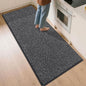 BEQHAUSE Kitchen Runner Rugs 32"x72", Non-Slip Kitchen Mats for Floor, Super Absorbent and Stain Resistant Kitchen Rug, Machine Washable Rugs for Kitchen, Hallway, Laundry & Sink, Charcoal