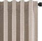Topfinel Linen Blackout Curtains 63 Inch Long for Livingroom Bedroom 2 Panels Set Room Darkening Curtains 63 Inches Length Drapes for 64" Window Energy Saving Noise Reducing Nursery (52" W x 63" L)