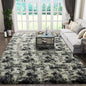 Ophanie Black Gold and Grey Area Rugs for Living Room 6x9, Fluffy Shag Large Fuzzy Plush Soft Carpets, Floor Shaggy Rugs for Bedroom, Carpet for Kids Boys Girls Dorm Nursery Home Decor Aesthetic