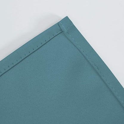 LEMOMO Sea Teal Thermal Blackout Curtains/42 x 72 Inch/Set of 2 Panels Room Darkening Curtains for Bedroom