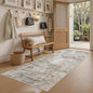 Runner Rug 2x6 Washable Non-Slip Kitchen Runner Rugs for Bathroom Laundry Room Pink/Grey Vintage Floor Carpet Runners for Hallway Entryway