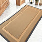 OLANLY Front Door Mat Indoor Outdoor Entrance, Waterproof All-Season, All-Weather Doormat, Sturdy Natural Rubber, Low Profile, Easy Clean Patio Porch Entryway Mat, 47x23, Butter Yellow