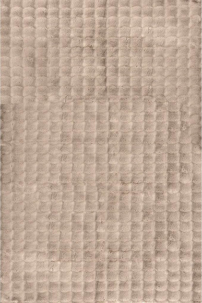 nuLOOM 5' x 8' Cozy Plush Area Rug, Machine Washable, Non-Slip, Soft Fluffy Shag Carpet for Living Room Bedroom Kids Room Nursery Home Decor, Jeni Taupe