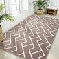 OLANLY Front Door Mat, Non-Slip Rubber Backing, Dirt Resistant and Absorbent, Washable, Easy to Clean Low-Profile Indoor Doormat for Back Door, Entryway, Inside Entrance, 59x35, Brown