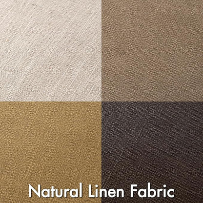 MIULEE Neutral Gold/Brown Linen Pillow Covers Pack of 4 Decorative Natural Throw Pillow Covers Soft Accent Boho Farmhouse Couch Pillowcases Modern Spring Decors for Living Room Bed Sofa 20x20 Inch