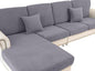 Couch Cushion Cover Chaise Lounge Cover Washable Separate Seat Chaise Couch Cover Stretch Sectional Sofa Slipcover(1 Piece for Chaise or Sofa 3-Seater, Light Grey)
