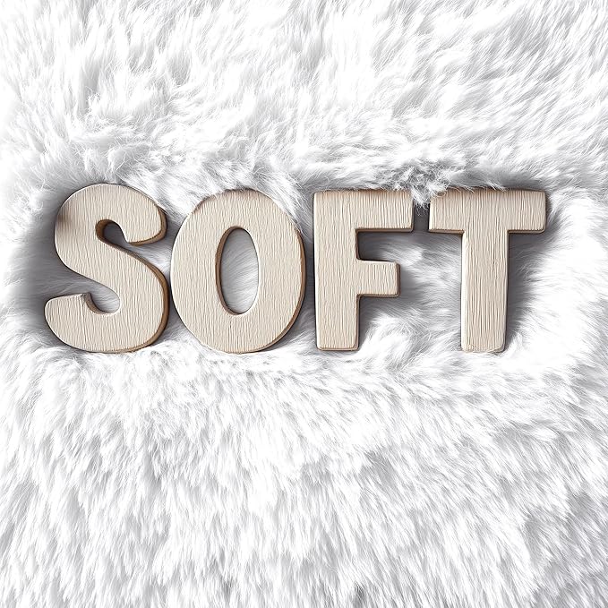 OLANLY 3x3 Machine Washable Small Bedside Rug, Soft Fluffy Shaggy Entryway Throw Rugs for Bedroom, Living Room, Indoor Floor Carpet for Kids Girls and Boys, Nursery Rooms, Home Decor Aesthetic, White