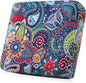 Smiry Printed Couch Cushion Covers, Stretch Soft Couch Covers for Sofa, Washable Non-Slip Sofa Slipcover Furniture Protector for Indoor and Outdoor (Backrest L, Blue Green)