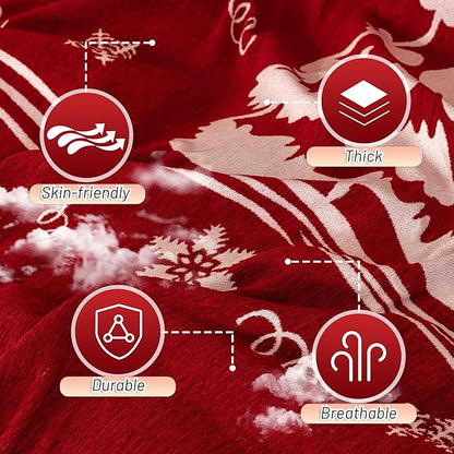 MYSKY HOME Couch Covers Couch Cover for Dogs Washable Couch Covers for Sectional Sofa Sofa Covers for 3 Cushion Couch Sofa Cover for Living Room Furniture Protector for Pets, Kids, 71"x134", Red