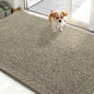 OLANLY Dog Door Mat for Muddy Paws 50x30, Absorbs Moisture and Dirt, Absorbent Non-Slip Washable Doormat, Quick Dry Chenille Mud Mat, Entry Indoor Entryway Carpet for Inside Floor, Warm Taupe