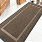 OLANLY Front Door Mat Indoor Outdoor Entrance, Waterproof All-Season, All-Weather Doormat, Sturdy Natural Rubber, Fade Resistant, Low Profile, Easy Clean Patio Porch Entryway Mat, 59x20, Brown