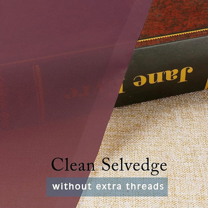 OWENIE Sheer Curtains 96 Inch Long, Elegant Sheer Curtains for Bedroom, Window Voile Sheer Curtain Panels/Drapes/Treatment for Living Room, 2Pcs, Each 42" W x 96" L, Burgundy