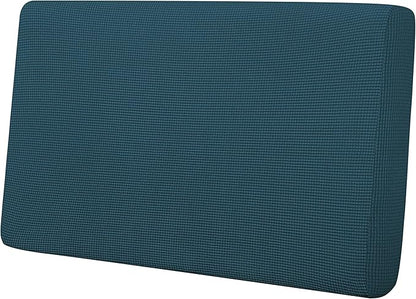 Easy-Going Stretch Loveseat Cushion Cover Sofa Cushion Furniture Protector Sofa Seat Sofa Slipcover Sofa Cover Soft Flexibility with Elastic Bottom(Loveseat Cushion, Deep Teal)