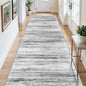 Large Runner Rugs for Hallway 4x16: Non-Slip Washable Wide Carpet - Soft Low-Pile Stain and Spill Resistant Rug for Entryway Living Room Dining Room Balcony Garage Office Grey