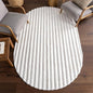 Nuloom SuperiorWash Collection Kai Off-White, 5' x 7'6" Oval, Soft and Cozy, High Traffic, Stain Resistant, Easy Clean, Durable Washable Area Rug for Bedroom, Living Room, Dining, Den, Foyer, Entryway