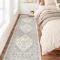 zesthome Washable Runner Rug 2.5x8 - Stain Resistant Entryway Rug,Ultra-Thin Kitchen Rugs, Anti Slip Backing Runner Rugs for Entrance Laundry Room Indoor Hallway (Beige,2.5'x8')