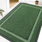 OLANLY Front Door Mat Indoor Outdoor Entrance, Waterproof All-Season, All-Weather Doormat, Sturdy Natural Rubber, Fade Resistant, Low Profile, Easy Clean Patio Porch Entryway Mat, 59x40, Green