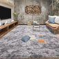 Tepook Area Rugs 10x14 for Living Room, Super Soft Fluffy Rugs for Bedroom, Modern Shaggy Rug Fuzzy Carpets for Kids, Plush Indoor Nursery Home Decor Rug with Non-Slip Bottom, Tie-Dyed Light Grey