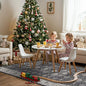 Washable 4x12 Hallway Runner Rug: Vintage Soft Carpet for Living Room Bedroom Stain Resistant Area Rug with Non-Slip Backing for Entryway Kitchen Thin Floor Mat for Bathroom Dining Room(Black,4x12)