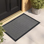 Mibao Front Door Mat, Heavy Duty Durable Welcome Mat for Outdoor Indoor, Dirt Trapper Waterproof Super Absorbent Door Mat for Entryway Outside Patio Porch, 29.5" x 17", Light Grey