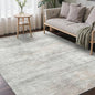 Area Rugs 8x10 for Living Room Bedroom, Modern Abstract Machine Washable Rug, Large Soft Low Pile Floor Carpet with Non Slip Backing for Dining Room, Light Grey/Beige
