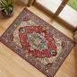 RELEANY Area Rugs 2'6''x4' Kitchen Rugs Entry Rug Small Rugs for Entryway Kitchen Bathroom Door Mat Indoor Entrance,Washable Non Slip, Red Blue