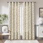 jinchan Floral Linen Curtains for Living Room 84 Inch Length Butterfly Curtain Sage Green Floral Curtains French Country Farmhouse Curtain Flower Patterned Drapes Window Treatment Set 2 Panels