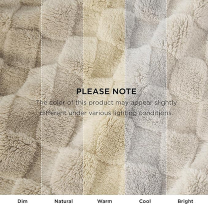 Bedsure GentleSoft King Size Blanket for Bed - Super Soft Cozy Blankets for Kids Girls, Large Fuzzy Fleece Throw for Bedroom Decor, Neutral,108x90 Inches