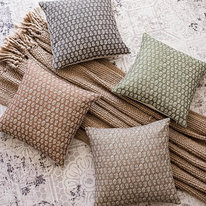 Foindtower Set of 2 Decorative Long Body Lumbar Throw Pillow Covers Neutral Farmhouse Cushion Covers Vintage Home Decor for Sofa Couch Chair Bedroom Living Room,14×36 Inch,Light Orange Brown