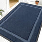 OLANLY Front Door Mat Indoor Outdoor Entrance, Waterproof All-Season, All-Weather Doormat, Sturdy Natural Rubber, Fade Resistant, Low Profile, Easy Clean Patio Porch Entryway Mat, 59x40, Blue