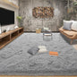 Tepook Area Rugs 9x12 for Living Room, Super Soft Fluffy Rugs for Bedroom, Modern Shaggy Rug Fuzzy Carpets for Kids, Plush Indoor Nursery Home Decor Rug with Non-Slip Bottom, Grey