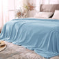 BEDELITE Fleece Blanket King Size Blankets for Bed, Luxury Plush Cozy Fuzzy Blanket 108x90 inches, Super Soft Warm Lightweight Throw Blanket All Seasons Suitable, Washed Blue