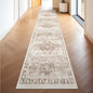 Hazo Haus Non Slip Hallway Runner Rug - 2 x 10 Runner Rug, Washable & Waterproof Kitchen Floor Mat - Extra Long Neutral Farmhouse Boho Design Décor (2x10 Beige/Latte)