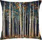 Rustic William Morris Inspired Autumn Forest Decor Pillow Covers 18x18,Vintage Botanical Nature Decorative Throw Pillow Covers for Home Bedroom Living Room