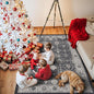 4x6 Living Room Area Rugs: Washable Non-Slip Boho Decorative Rugs for Bedroom Nursery Low Pile Neutral Small Carpet for Kitchen Dining Room Non-Shedding Floor Mat for Kids Room Office (4x6，Black)