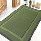 OLANLY Front Door Mat Indoor Outdoor Entrance, Waterproof All-Season, All-Weather Doormat, Sturdy Natural Rubber, Low Profile, Easy Clean Patio Porch Entryway Mat, 47x32, Classic Green