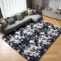 ONASAR Black and White Area Rugs for Living Room, 5x8 Fluffy Bedroom Rug, Soft Plush Shag Floor Carpet for Nursery Kids Girls Boys Teen Baby Dorm Bedside Playroom Indoor Home Decor Aesthetic
