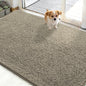 OLANLY Dog Door Mat for Muddy Paws 48x30, Absorbs Moisture and Dirt, Absorbent Non-Slip Washable Doormat, Quick Dry Chenille Mud Mat, Entry Indoor Entryway Carpet for Inside Floor, Warm Taupe