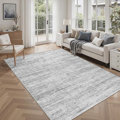 6x9 Area Rugs for Living Room, Non-Slip Modern Abstract Soft Large Washable Rug, Ultra-Thin Indoor Floor Rugs for Bedroom Dining Room,Home Office Decor