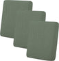 Easy-Going Stretch Individual Chair Couch Cushion Cover Sofa Cushion Furniture Protector Sofa slipcover Soft Flexibility with Elastic Bottom (3-Piece Sofa Cushion Cover, Greyish Green)
