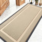 OLANLY Front Door Mat Indoor Outdoor Entrance, Waterproof All-Season, All-Weather Doormat, Sturdy Natural Rubber, Low Profile, Easy Clean Patio Porch Entryway Mat, 59x23, Off-White