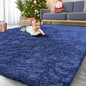 OLANLY 7x8 Machine Washable Large Area Rugs for Living Room, Bedroom, Soft Fluffy Shaggy Bedside Rug, Indoor Floor Carpet for Kids Girls and Boys, Dorms, Nursery, Home Decor Aesthetic, Navy Blue