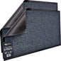 Sierra Concepts Front Door Mat X-Large Welcome Floor Mats - Entryway Indoor Outdoor Entrance Doormat, Patio, Porch, Muddy Dog Shoe, Inside Outside Low Profile 48x36in, 2-Pack Steel Gray